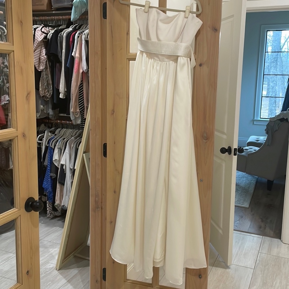 Vera Wang White- Bridesmaid Dress